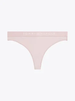 Figi|Bielizna*Tommy Hilfiger Thongi Z Dopasowanym Kolorystycznie Logo BALANCED BEIGE