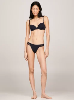 Bielizna|Figi*Tommy Hilfiger Thongi Z Koronką I Logo DESERT SKY