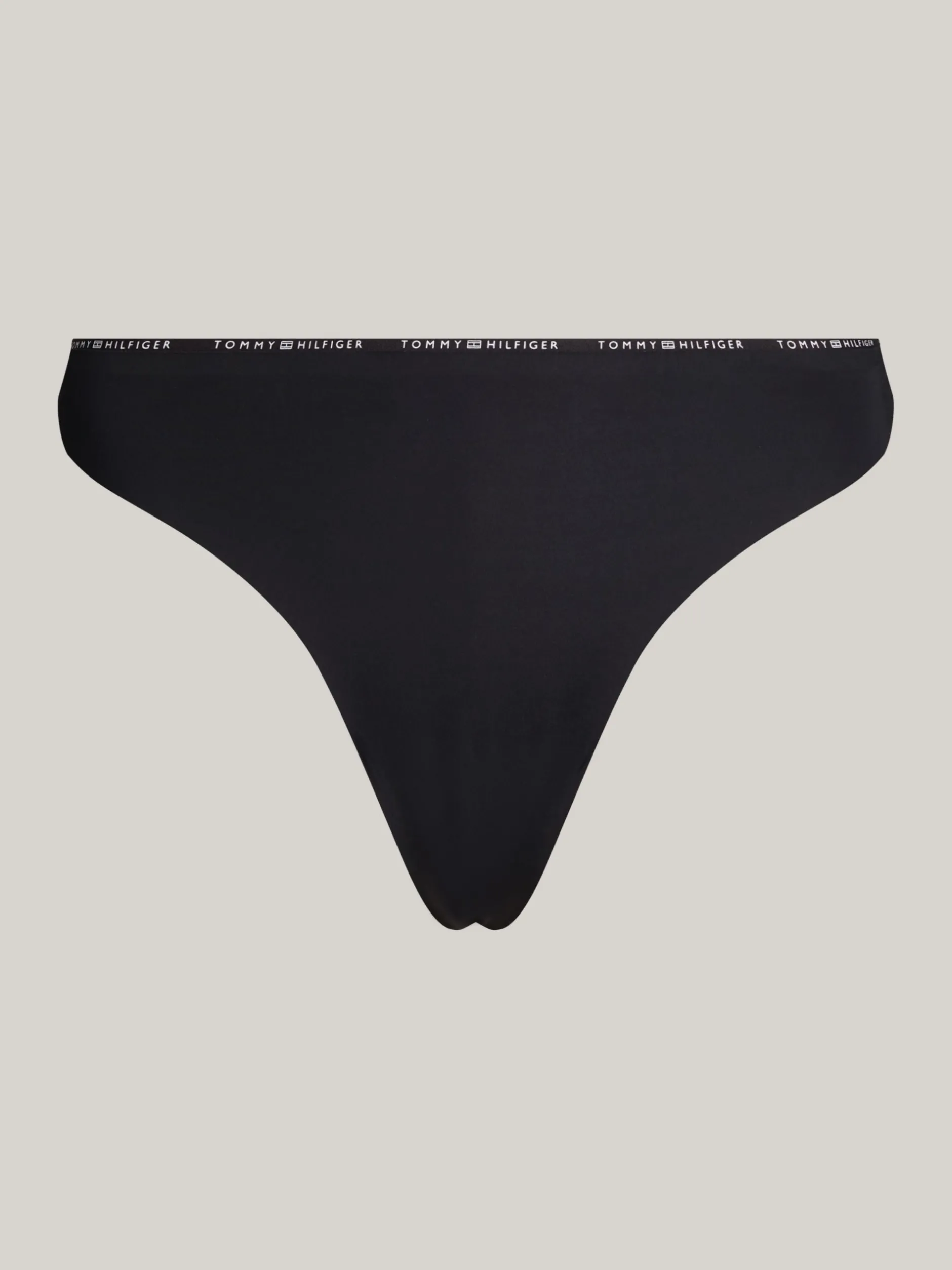 Figi|Bielizna*Tommy Hilfiger Thongi Z Logo W Kolorze Tła BLACK