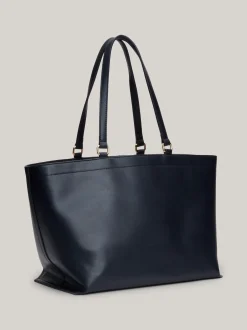 Torebki Tote*Tommy Hilfiger Torba Corporate Typu Tote Z Monogramem SPACE BLUE