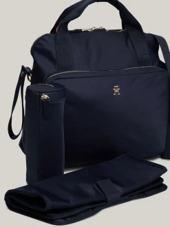 Obuwie I Akcesoria|Obuwie I Akcesoria*Tommy Hilfiger Torba Do Przewijania Z Plakietką Z Monogramem TH SPACE BLUE
