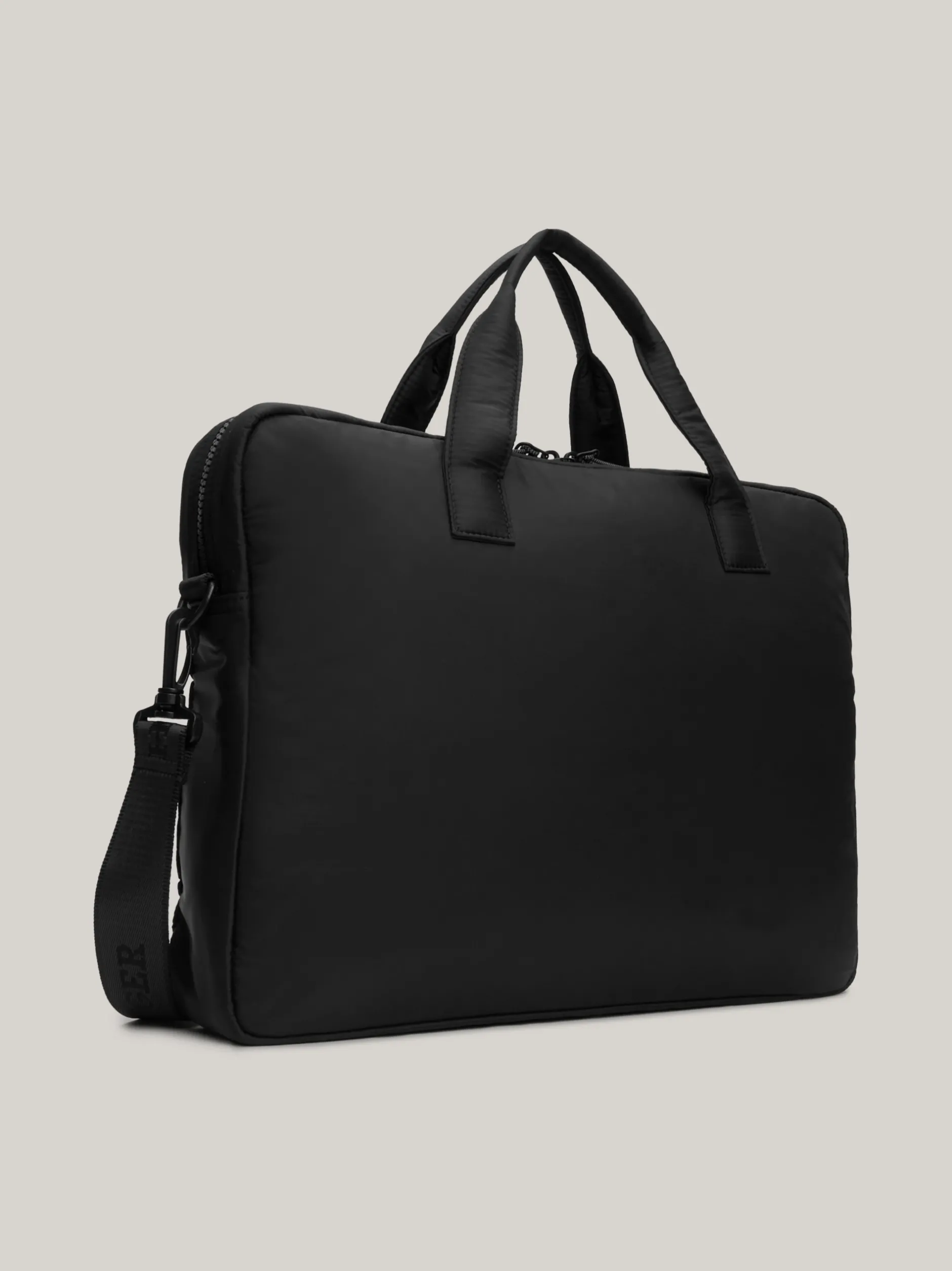 Torby Na Laptopa*Tommy Hilfiger Torba Na Laptop Z Monotypowym Logo Hilfiger BLACK