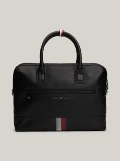 Torby Na Laptopa*Tommy Hilfiger Torba Na Laptop Z Paskiem Crossover BLACK