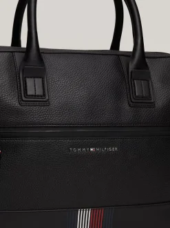 Torby Na Laptopa*Tommy Hilfiger Torba Na Laptop Z Paskiem Crossover BLACK