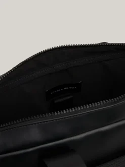 Torby Na Laptopa*Tommy Hilfiger Torba Na Laptopa Z Kontrastową Kieszenią BLACK
