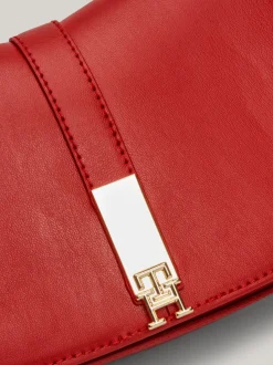 Torebki Na Pasku*Tommy Hilfiger Torba Na Ramię Heritage Z łańcuszkiem DARK MAGMA