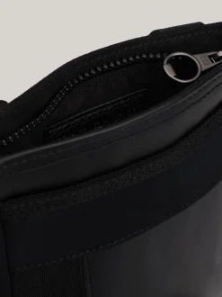 Torebki Na Pasku*Tommy Hilfiger Torba Na Ramię O Mieszanych Fakturach BLACK