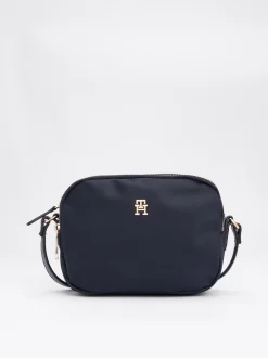 Torebki Na Pasku*Tommy Hilfiger Torba Na Ramię TH Emblem SPACE BLUE