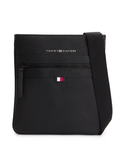 Torebki Na Pasku*Tommy Hilfiger Torba Na Ramię Z Kolekcji Essential BLACK