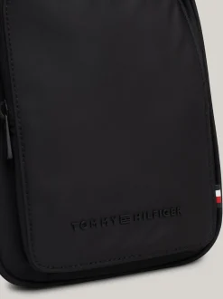Torebki Na Pasku*Tommy Hilfiger Torba Na Ramię Z Logo BLACK