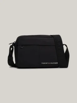 Torebki Na Pasku*Tommy Hilfiger Torba Reporterska Na Ramię BLACK