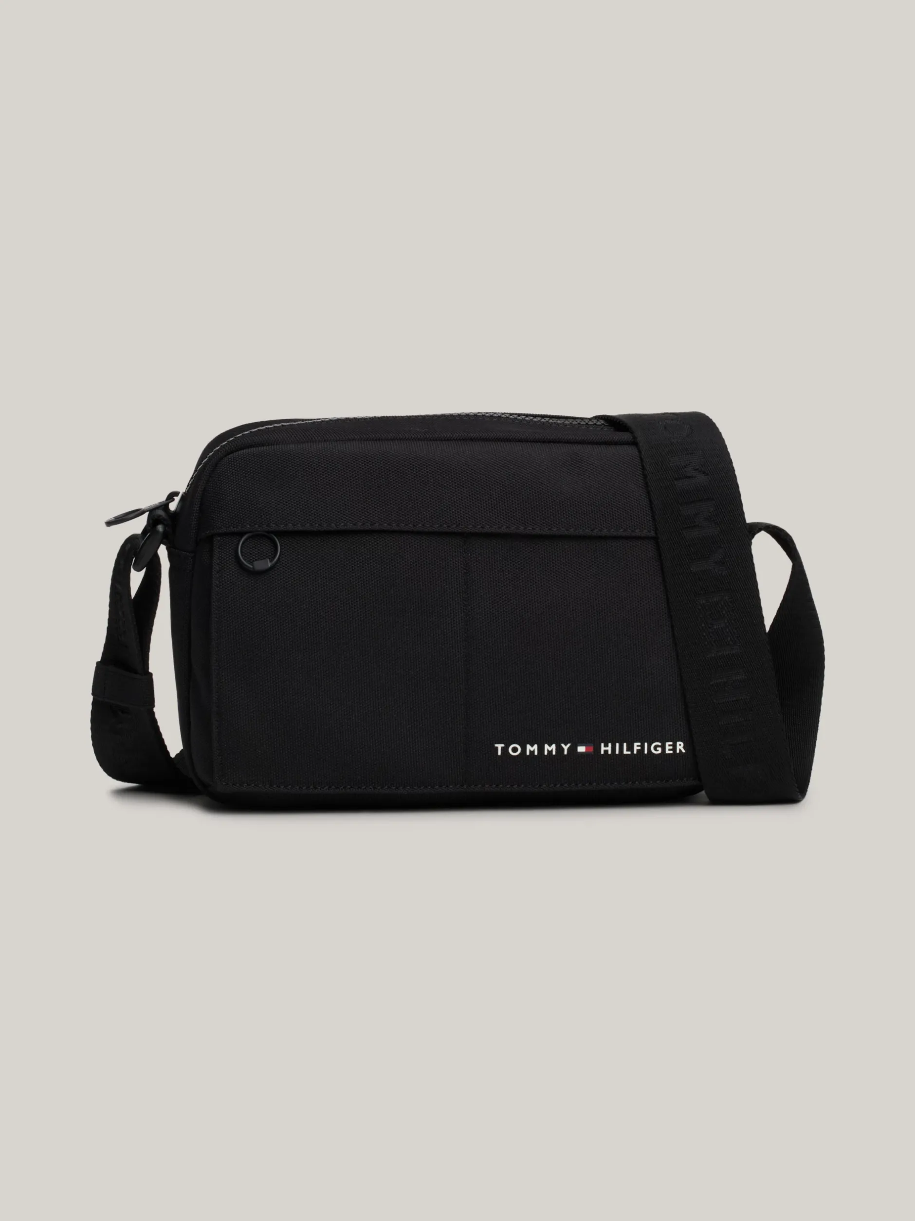 Torebki Na Pasku*Tommy Hilfiger Torba Reporterska Na Ramię BLACK
