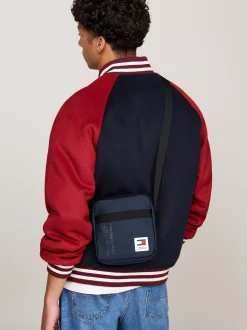 Torebki Na Pasku*Tommy Hilfiger Torba Reporterska Na Ramię Essential DARK NIGHT NAVY