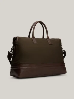 Duże Torby*Tommy Hilfiger Torba Sportowa TH Casual Z Logo BLACKENED PINE