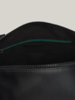 Duże Torby*Tommy Hilfiger Torba Sportowa Z Fakturą Piki Na Kieszonce BLACK