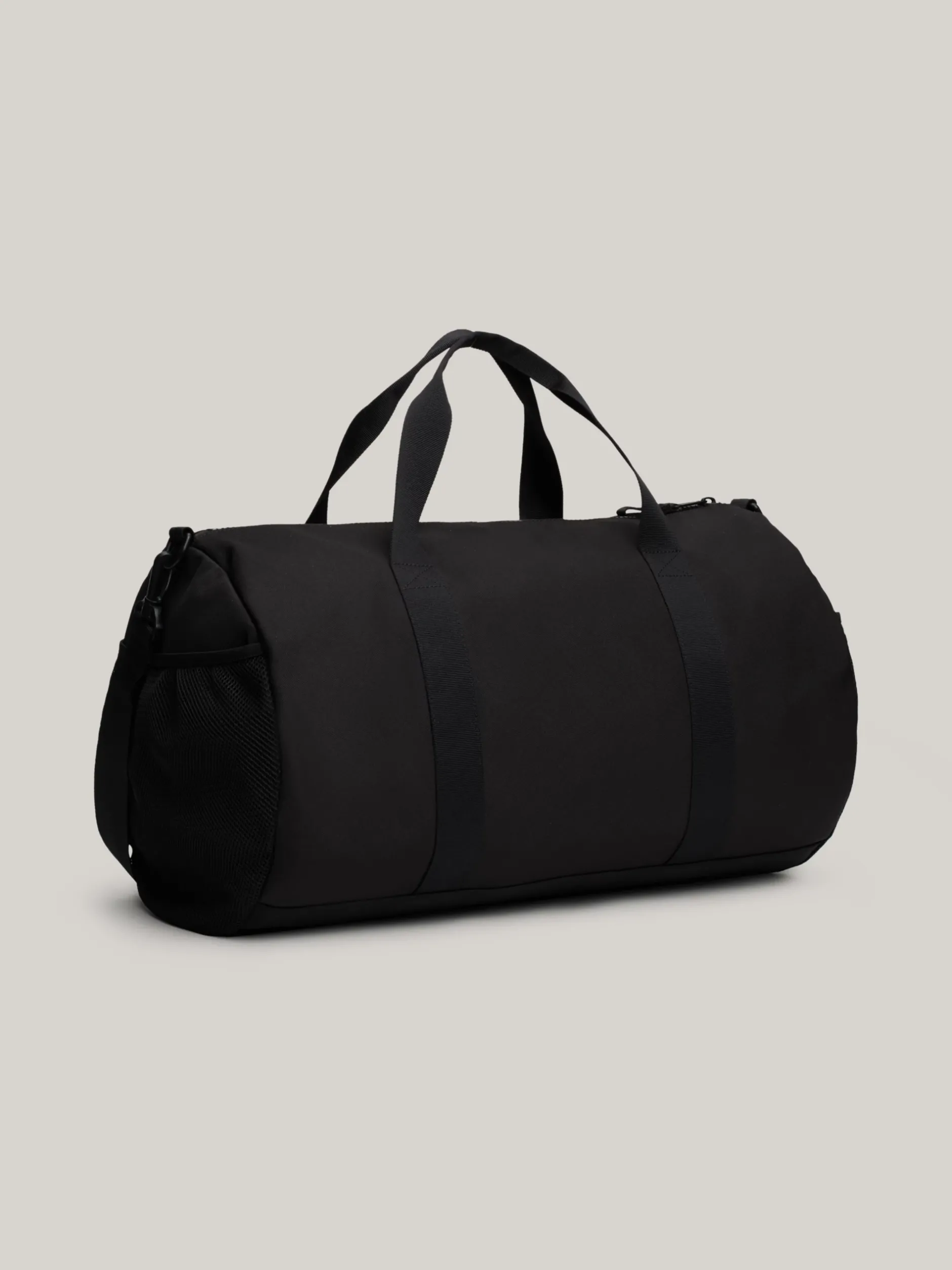 Duże Torby*Tommy Hilfiger Torba Sportowa Z Siateczkowymi Kieszeniami BLACK