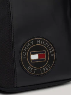 Torebki Na Pasku*Tommy Hilfiger Torba Typu Reporter O Mieszanej Fakturze BLACK