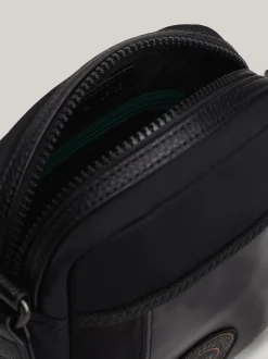 Torebki Na Pasku*Tommy Hilfiger Torba Typu Reporter O Mieszanej Fakturze BLACK