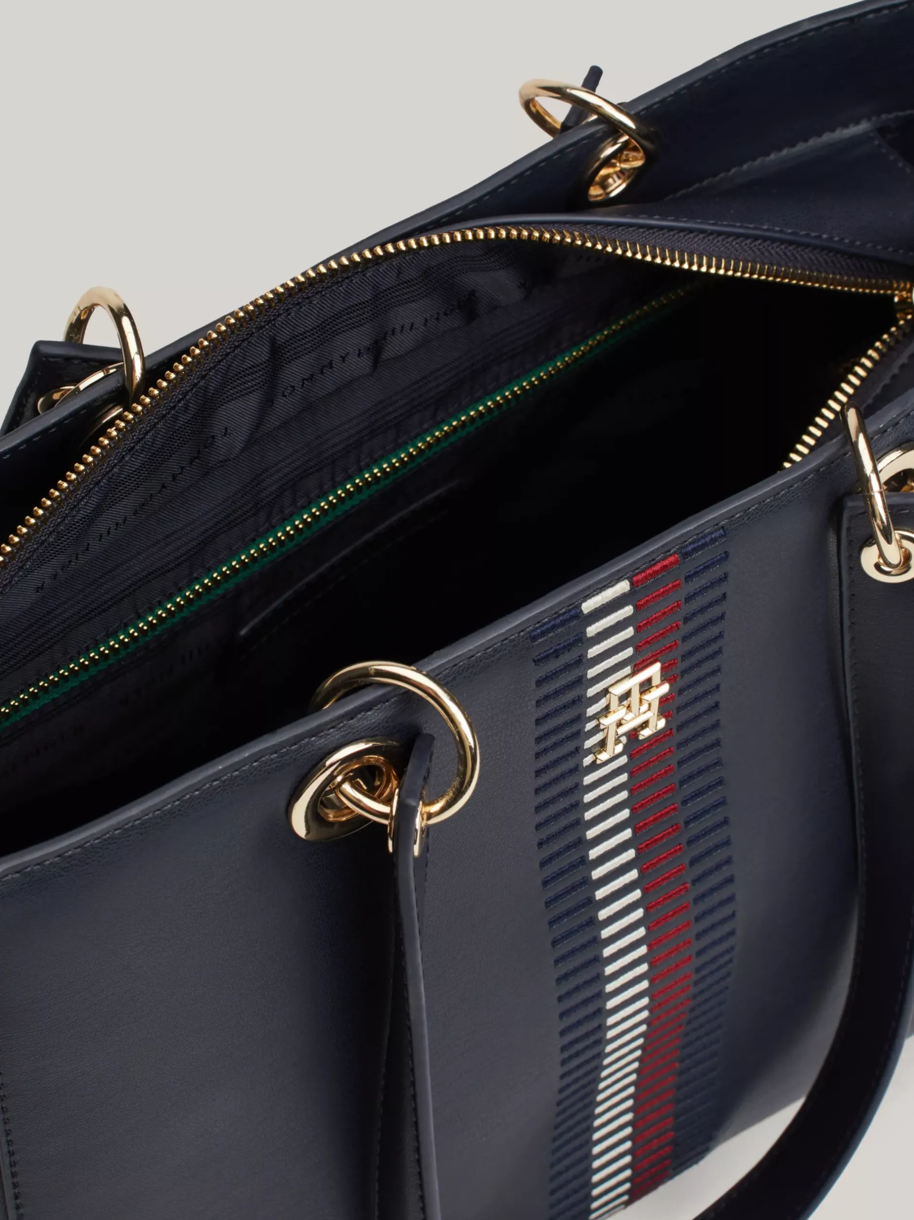 Torebki Tote*Tommy Hilfiger Torba Typu Tote Chic Z Monogramem TH SPACE BLUE