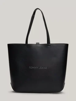 Torebki Tote*Tommy Hilfiger Torba Typu Tote Essential Z Metalowym Logo BLACK