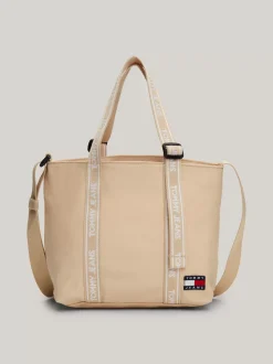 Torebki Tote*Tommy Hilfiger Torba Typu Tote Essential Z Logo GENTLE GOLD