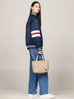 Torebki Tote*Tommy Hilfiger Torba Typu Tote Essential Z Logo GENTLE GOLD