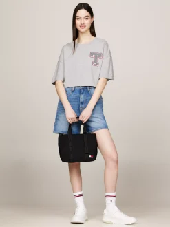 Torebki Tote*Tommy Hilfiger Torba Typu Tote Essential Z Logo BLACK