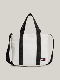 Torebki Tote*Tommy Hilfiger Torba Typu Tote Essential Z Logo ANCIENT WHITE