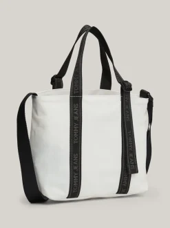 Torebki Tote*Tommy Hilfiger Torba Typu Tote Essential Z Logo ANCIENT WHITE