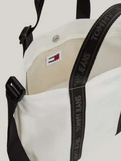 Torebki Tote*Tommy Hilfiger Torba Typu Tote Essential Z Logo ANCIENT WHITE