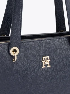 Torebki Tote*Tommy Hilfiger Torba Typu Tote TH Emblem SPACE BLUE
