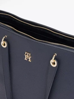 Torebki Tote*Tommy Hilfiger Torba Typu Tote TH Emblem SPACE BLUE
