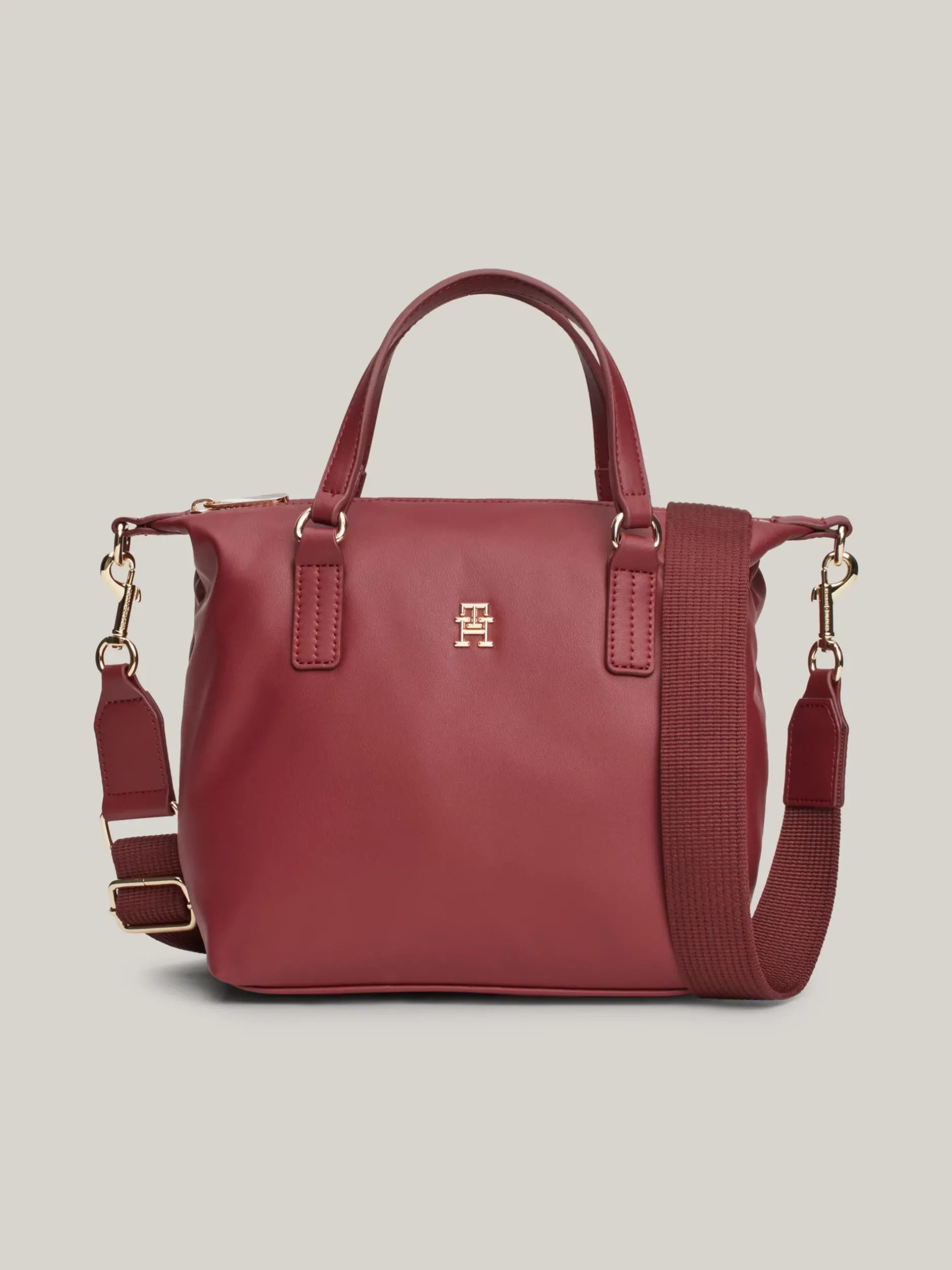 Torebki Tote*Tommy Hilfiger Torba Typu Tote TH Monogram ROUGE