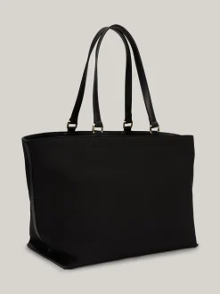 Torebki Tote*Tommy Hilfiger Torba Typu Tote Z Paskiem BLACK
