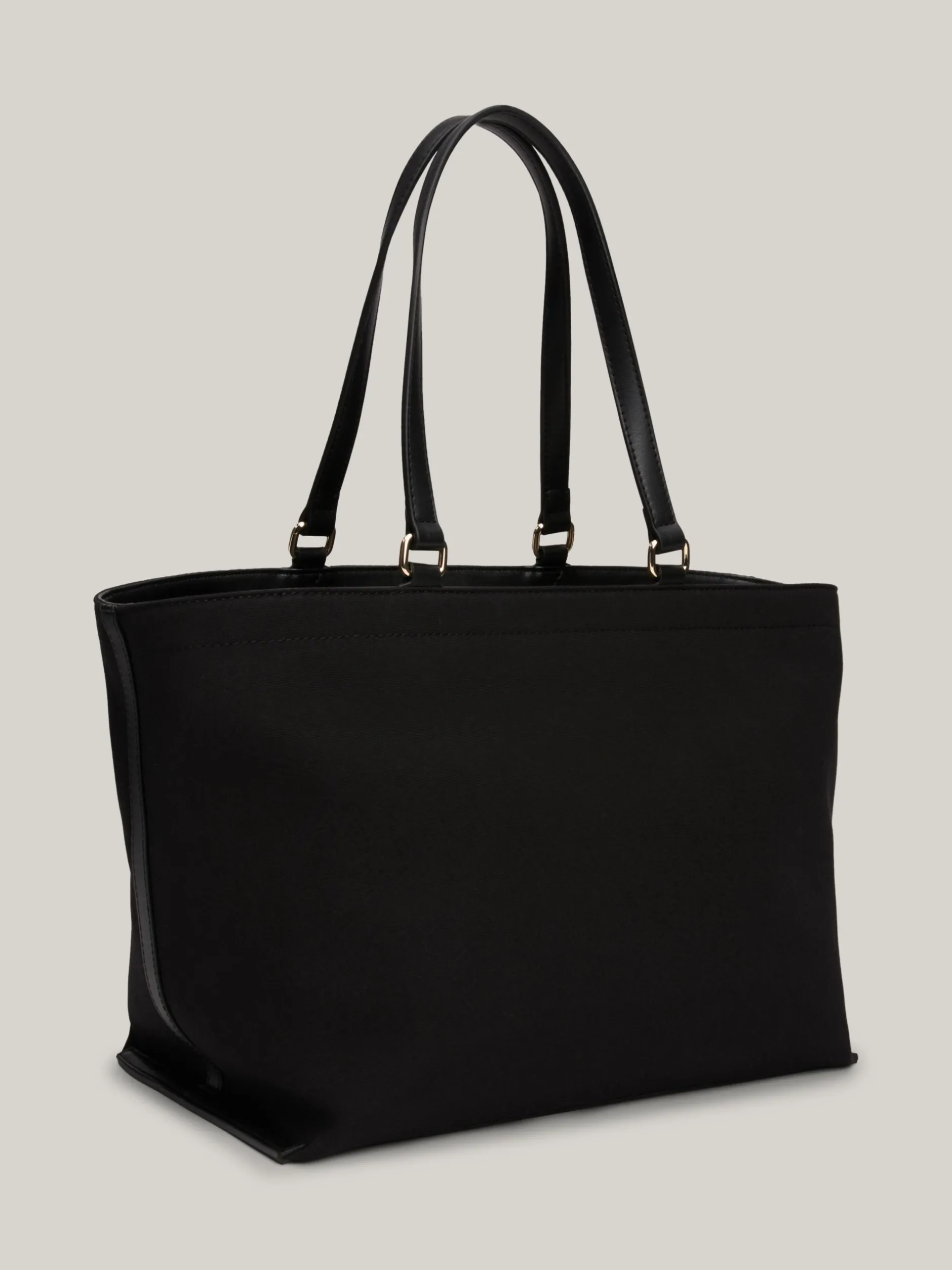 Torebki Tote*Tommy Hilfiger Torba Typu Tote Z Paskiem BLACK