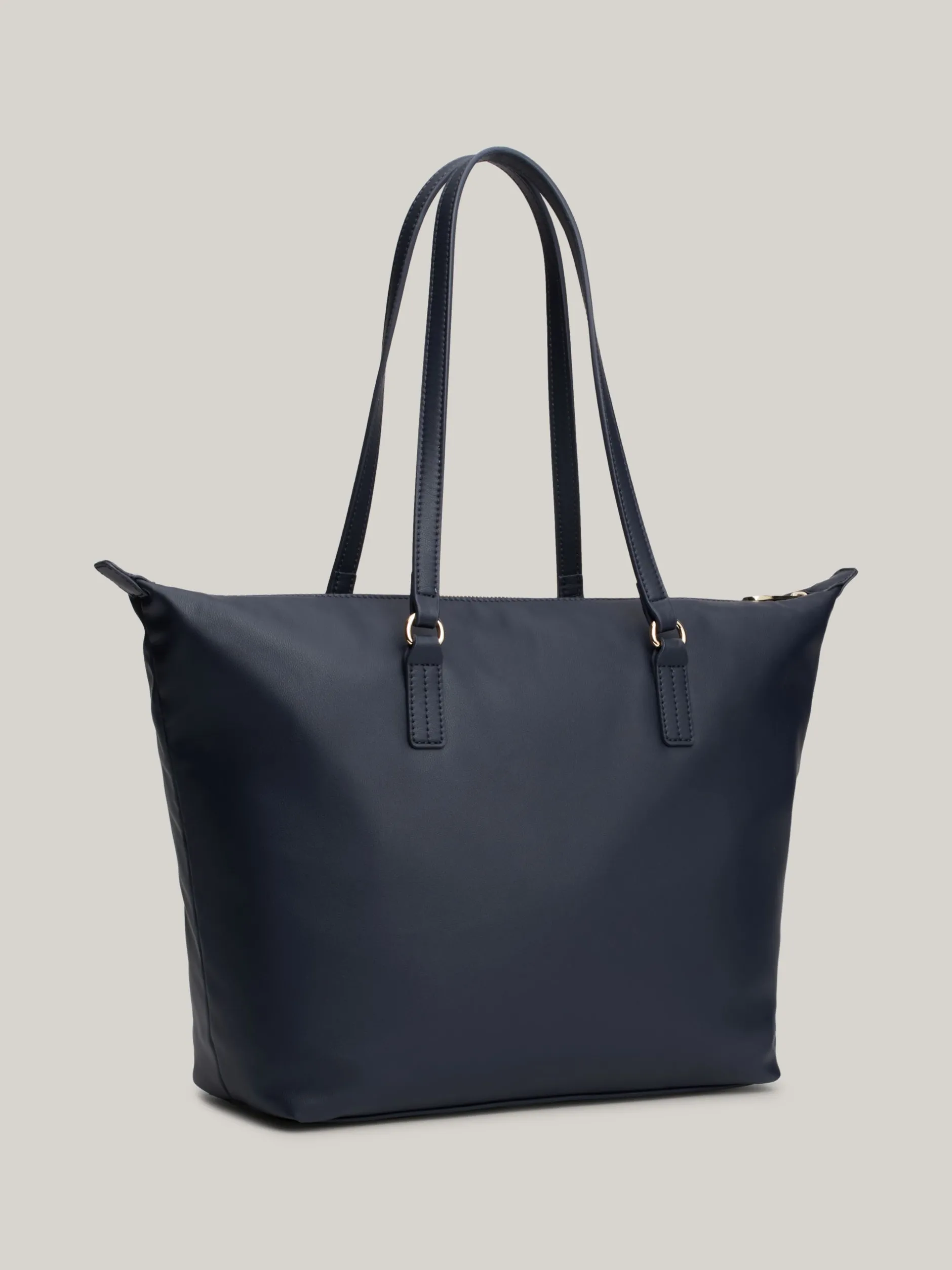 Torebki Tote*Tommy Hilfiger Torba Typu Tote Z Plakietką Z Monogramem TH SPACE BLUE