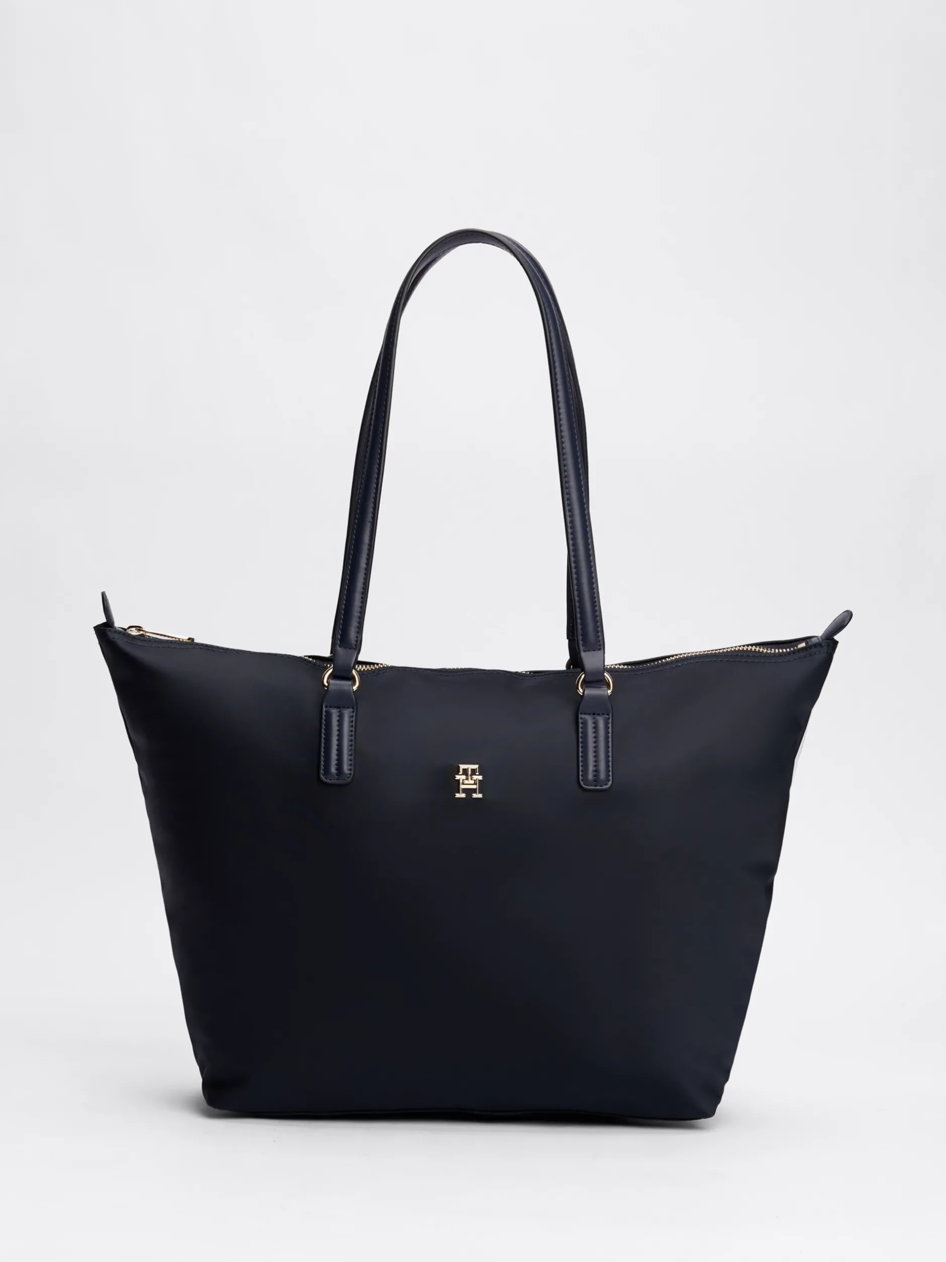 Torebki Tote*Tommy Hilfiger Torba Typu Tote Z Sygnowaną Tasiemką SPACE BLUE