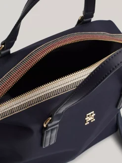 Torebki Tote*Tommy Hilfiger Torba Typu Tote Z Sygnowanym Zamkiem SPACE BLUE