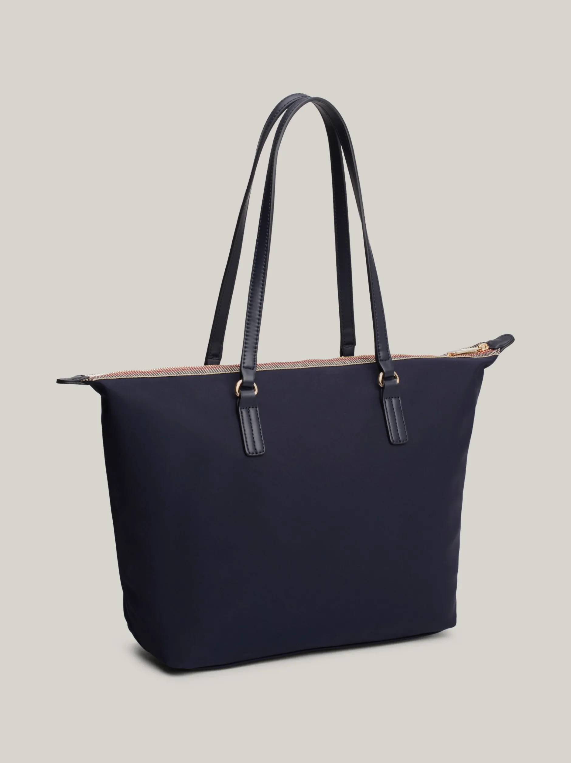 Torebki Tote*Tommy Hilfiger Torba Typu Tote Z Sygnowanym Zamkiem SPACE BLUE