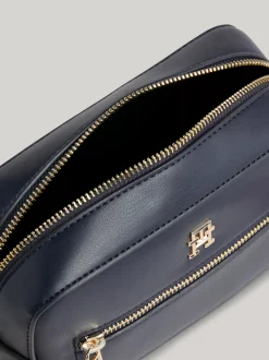 Torebki Na Pasku*Tommy Hilfiger Torebka Iconic Z Sygnowanym Paskiem Na Ramię SPACE BLUE