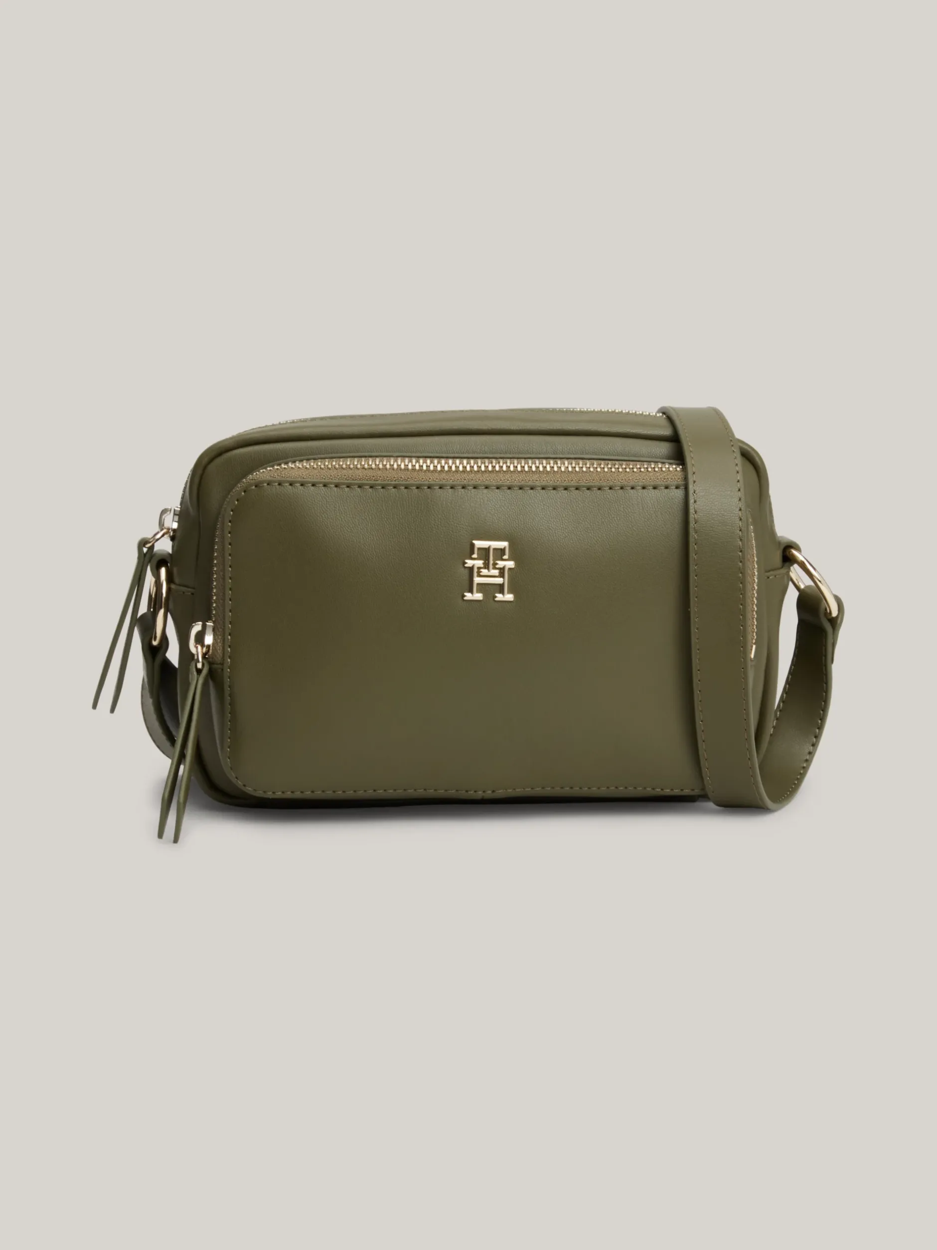 Torebki Na Pasku*Tommy Hilfiger Torebka Na Aparat Z Paskiem UTILITY OLIVE