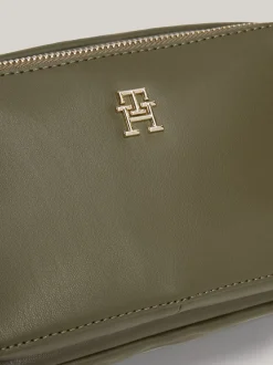 Torebki Na Pasku*Tommy Hilfiger Torebka Na Aparat Z Paskiem UTILITY OLIVE