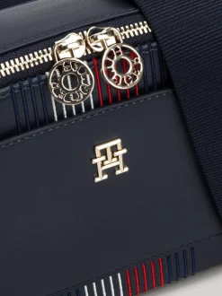 Torebki Na Pasku*Tommy Hilfiger Torebka Na Aparat Z Paskiem Corporate SPACE BLUE