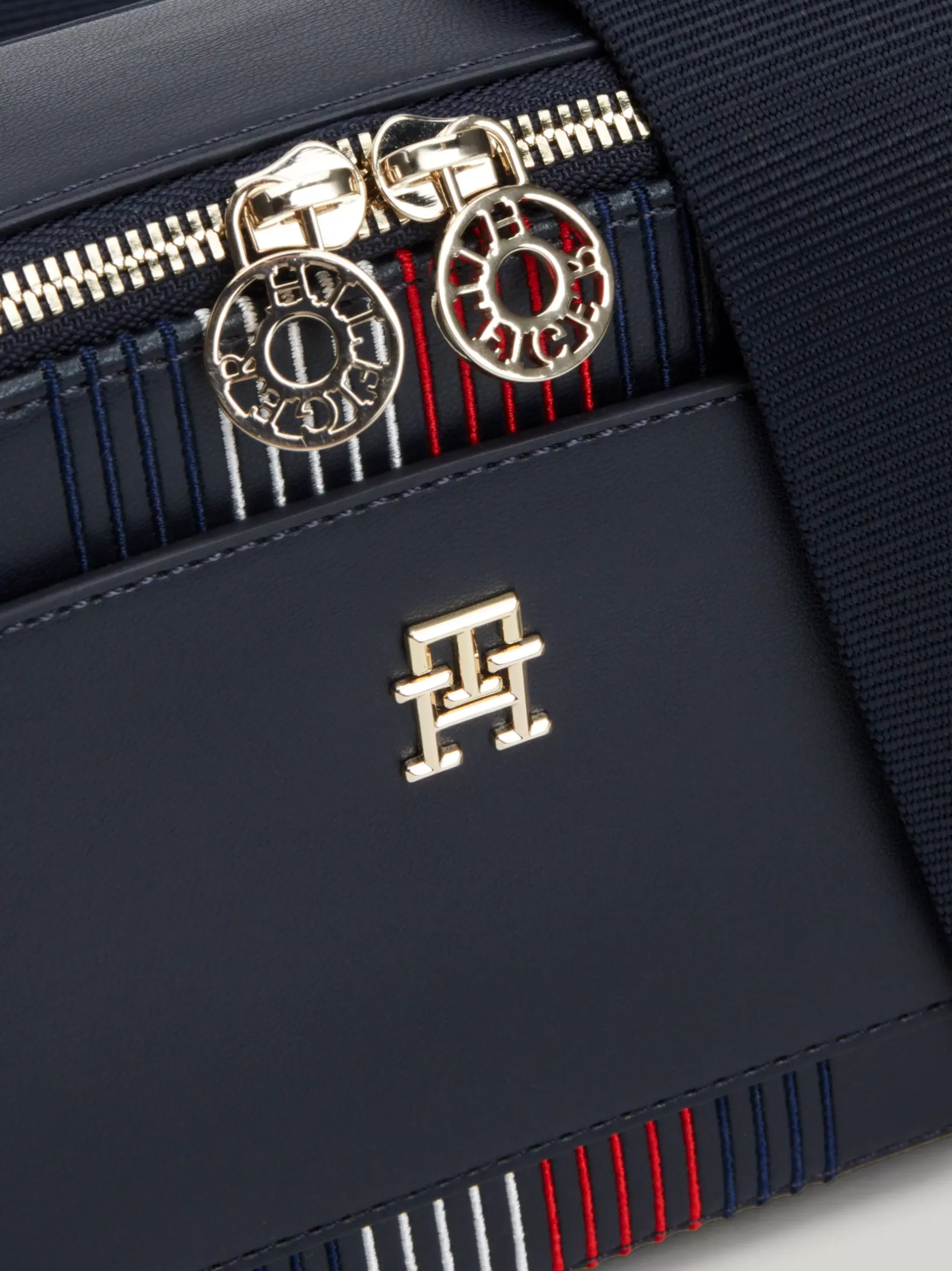 Torebki Na Pasku*Tommy Hilfiger Torebka Na Aparat Z Paskiem Corporate SPACE BLUE