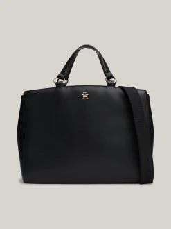 Torebki-Worki*Tommy Hilfiger Torebka Na Pasku Hilfiger Monotype BLACK