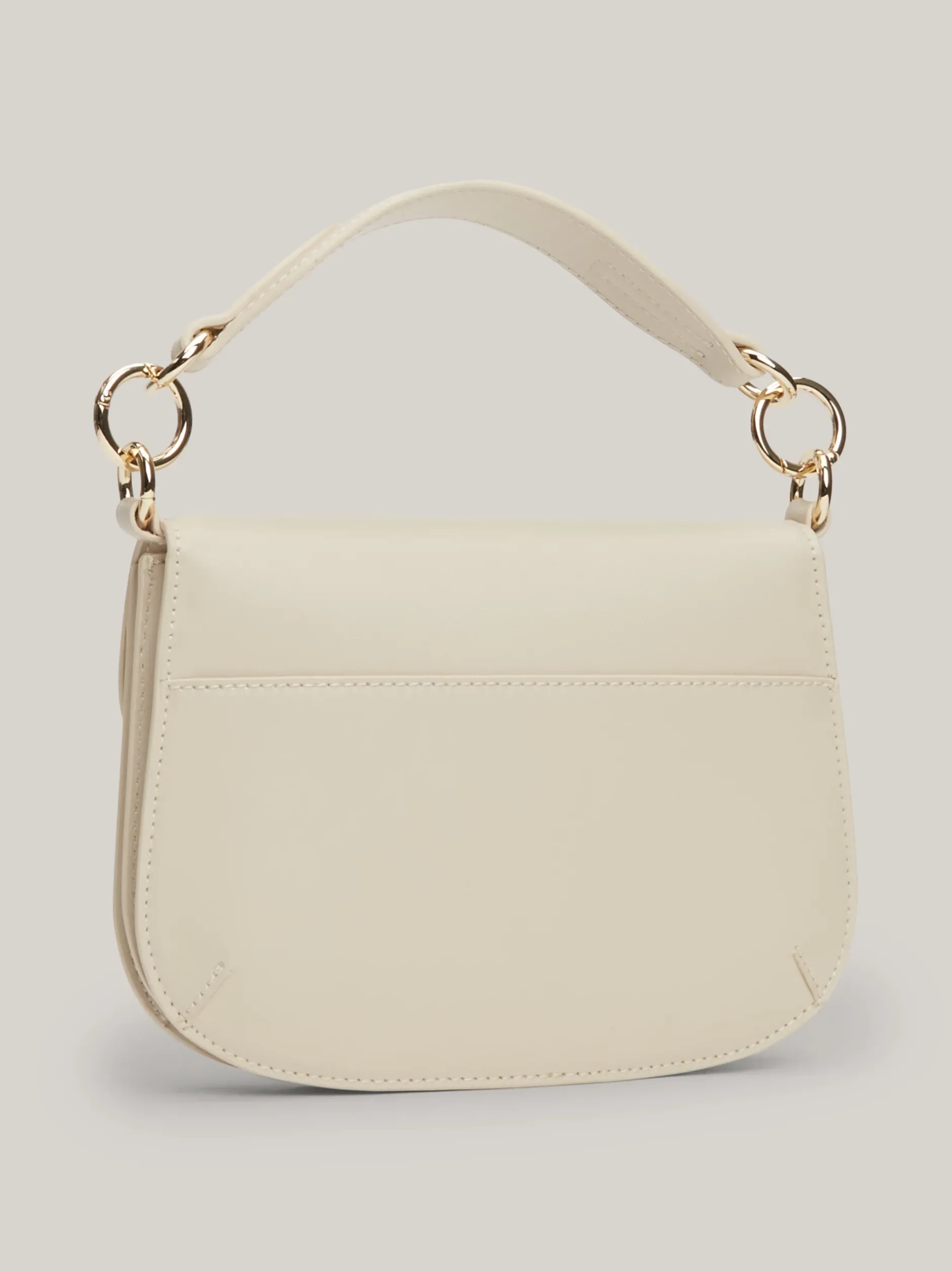 Torebki Na Pasku*Tommy Hilfiger Torebka Na Ramię Chic Z Zapięciem Na Zatrzask CLASSIC BEIGE