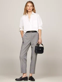 Torebki Na Pasku*Tommy Hilfiger Torebka Na Ramię Chic Z Zapięciem Na Zatrzask BLACK