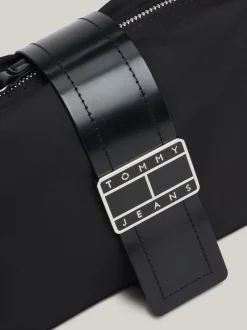 Torby Na Ramię*Tommy Hilfiger Torebka Na Ramię City Z Metalowym Logo BLACK