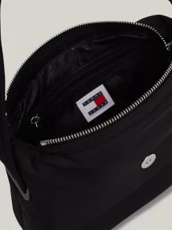Torby Na Ramię*Tommy Hilfiger Torebka Na Ramię City Z Metalowym Logo BLACK
