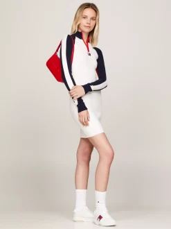 Torby Na Ramię*Tommy Hilfiger Torebka Na Ramię Essential Z Wytłoczonym Logo DEEP CRIMSON